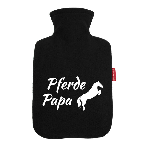 Wärmflasche Pferdepapa Silhouette