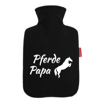 Wärmflasche Pferdepapa Silhouette