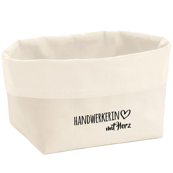 Organizer Handwerkerin mit Herz Aufbewahrungskorb