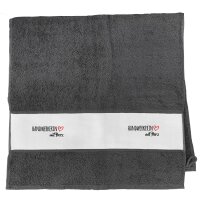 Handtuch Handwerkerin mit Herz 50x100cm