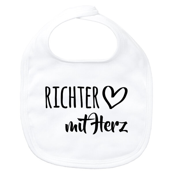 Baby Lätzchen Richter mit Herz