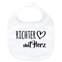 Baby Lätzchen Richter mit Herz