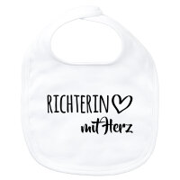 Baby Lätzchen Richterin mit Herz