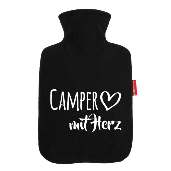Wärmflasche Camper mit Herz