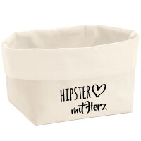 Organizer Hipster mit Herz Aufbewahrungskorb
