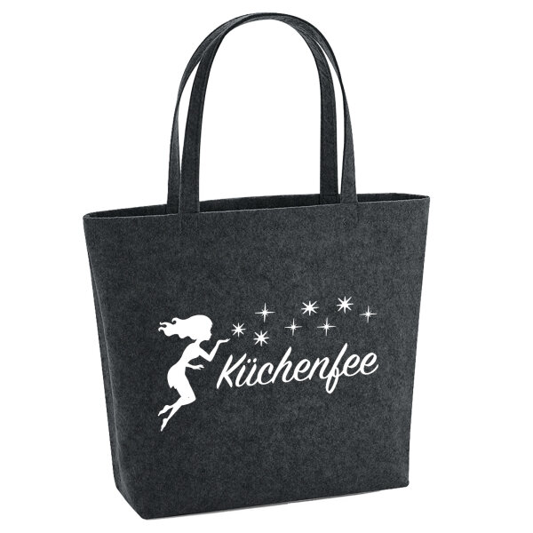 Filzshopper Küchenfee Sternenstaub 22 Liter Filztasche
