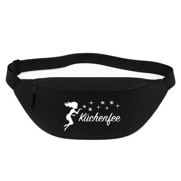 Bauchtasche Küchenfee Sternenstaub 2,5 Liter Black Crossbody Bag
