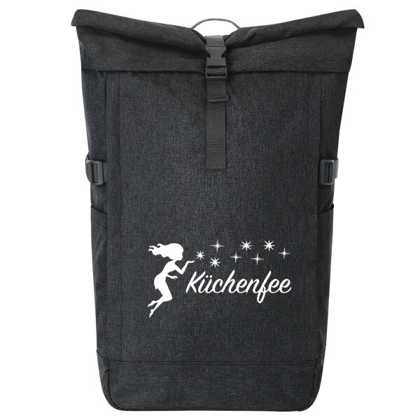 Kurierrucksack Küchenfee Sternenstaub 30-44 Liter Black Melange