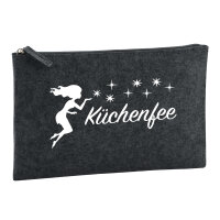 Kulturbeutel Küchenfee Sternenstaub 1 Liter Filz...