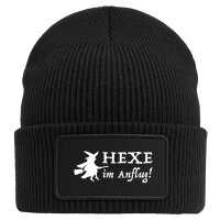 Beanie Hexe im Anflug Black Mütze