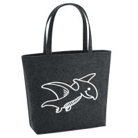 Filzshopper Pteranodon Dinosaurier 22 Liter Filztasche