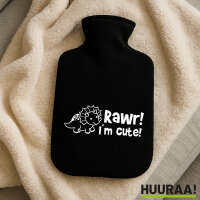 Wärmflasche Triceratops I`m cute