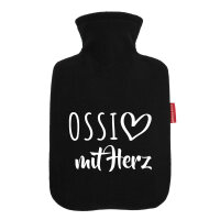 Wärmflasche Ossi mit Herz