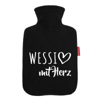 Wärmflasche Wessi mit Herz