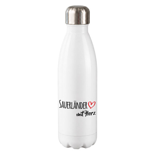 Trinkflasche Sauerländer mit Herz, 500 ml