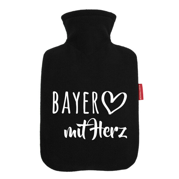 Wärmflasche Bayer mit Herz