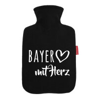 Wärmflasche Bayer mit Herz