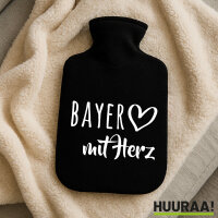 Wärmflasche Bayer mit Herz