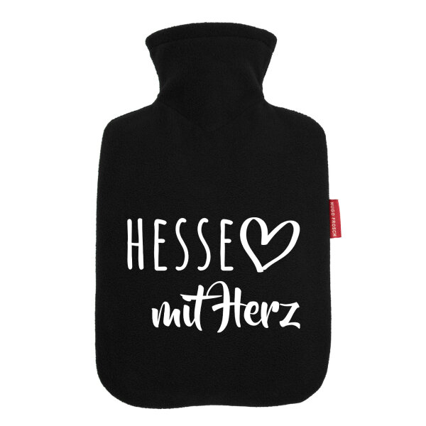 Wärmflasche Hesse mit Herz