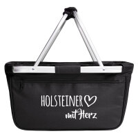 Einkaufskorb faltbar Holsteiner mit Herz 20 Liter...