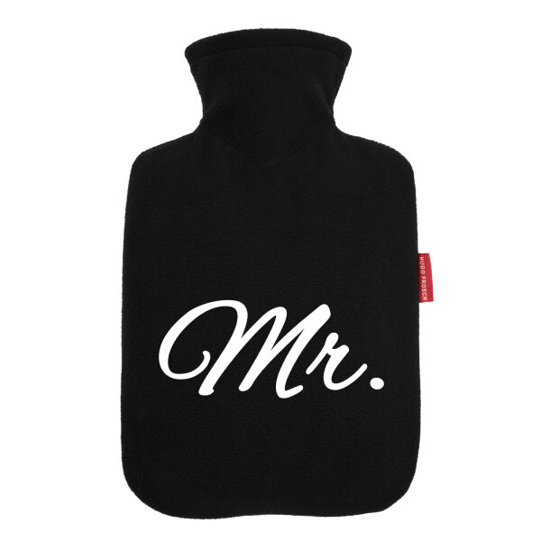 Wärmflasche Mr. Schriftzug