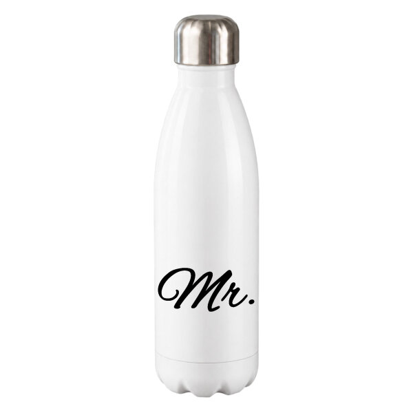 Trinkflasche Mr. Schriftzug, 500 ml