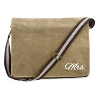 Umhängetasche Mrs. Schriftzug 14 Liter
