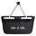Einkaufskorb faltbar Mr. & Mr. Schriftzug 20 Liter Tragekorb Black