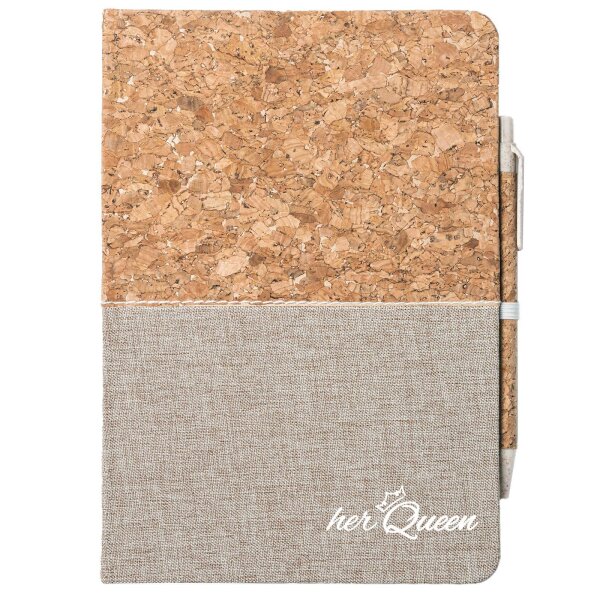 Notizbuch A5 her Queen Krone 80 Blatt inkl. Kugelschreiber