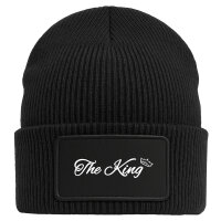 Beanie The King Krone Black Mütze