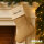Weihnachtsstrumpf King Paar Krone Beige