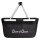 Einkaufskorb faltbar Queen & Queen Krone 20 Liter Tragekorb Black