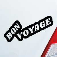 Autoaufkleber Bon Voyage ca. 19x8cm