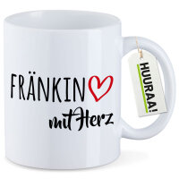 Kaffeetasse Fränkin mit Herz 330ml