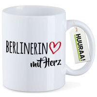 Kaffeetasse Berlinerin mit Herz 330ml