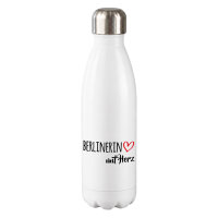 Trinkflasche Berlinerin mit Herz, 500 ml