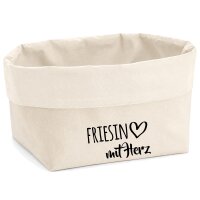 Organizer Friesin mit Herz