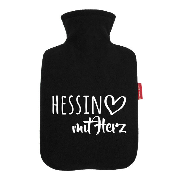 Wärmflasche Hessin mit Herz