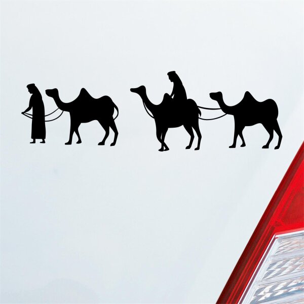 Autoaufkleber Ägyptische Karawane ca. 19x6cm