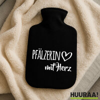 Wärmflasche Pfälzerin mit Herz