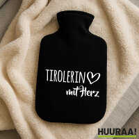 Wärmflasche Tirolerin mit Herz
