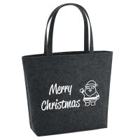 Filzshopper Merry Christmas Weihnachtsmann 22 Liter...