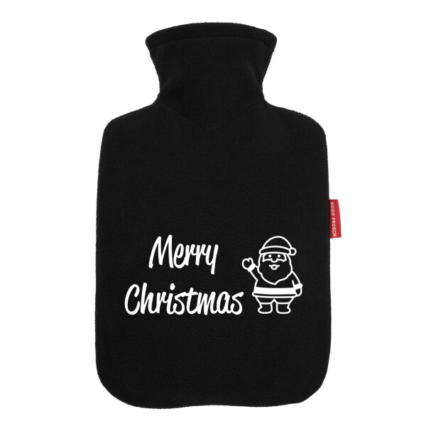 Wärmflasche Merry Christmas Weihnachtsmann