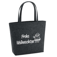 Filzshopper Frohe Weihnachten Weihnachtsmann 22 Liter...