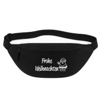 Bauchtasche Frohe Weihnachten Weihnachtsmann 2,5 Liter...