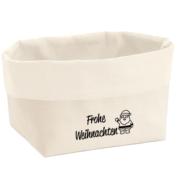 Organizer Frohe Weihnachten Weihnachtsmann Aufbewahrungskorb