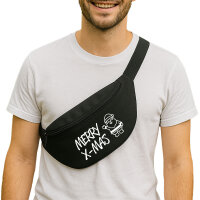 Bauchtasche Merry X-Mas Weihnachtsmann 2,5 Liter Black...