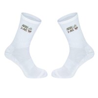 Unisex Socken Merry X-Mas Weihnachtsmann Baumwolle