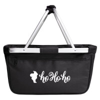 Einkaufskorb faltbar Santa Claus Ho Ho Ho 20 Liter...