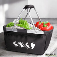 Einkaufskorb faltbar Ho Ho Ho Weihnachtsmann 20 Liter...